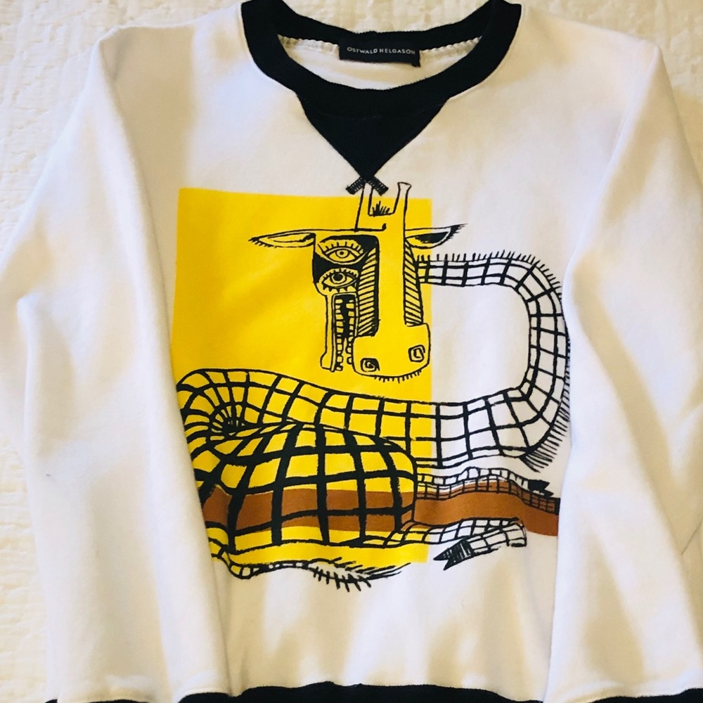 Ostwald Helgason Abstract Giraffe 🦒Sweatshirt